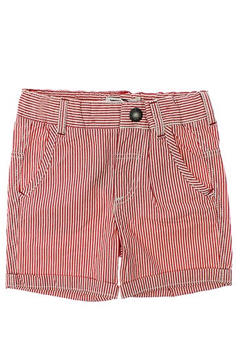 jean bourget shorts / bermudas garçon de couleur rouge