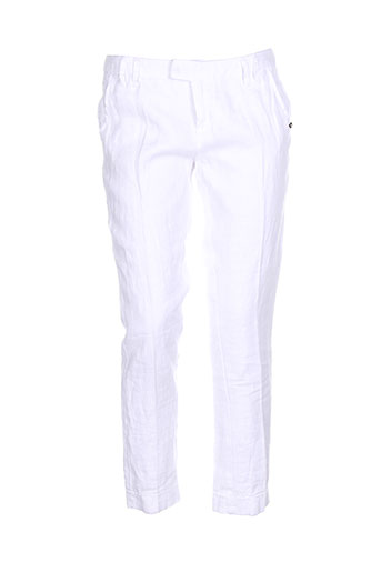ddp pantalons femme de couleur blanc