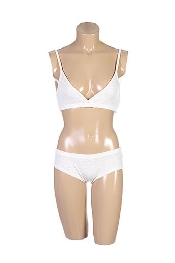 zoetee's lingerie femme de couleur blanc