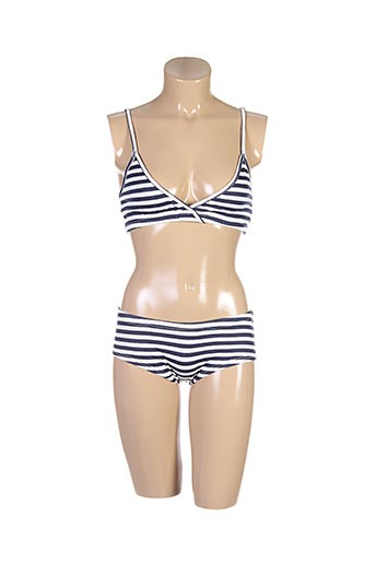 zoetee's lingerie femme de couleur bleu