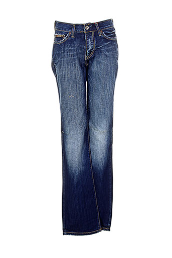 p&y denim jeans femme de couleur bleu