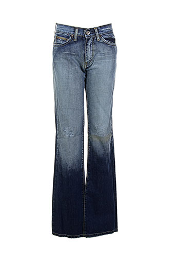 p&y denim jeans femme de couleur bleu