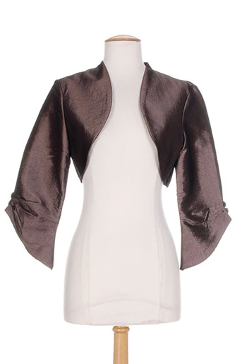 creatif paris vestes femme de couleur marron