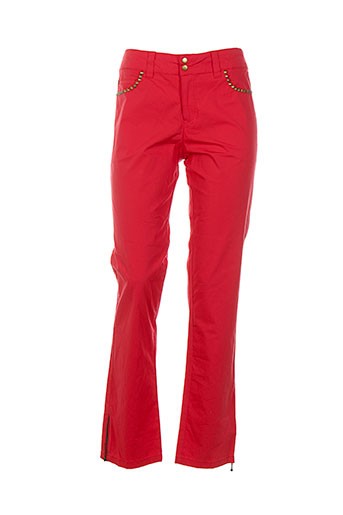 princesse nomade pantalons femme de couleur rouge