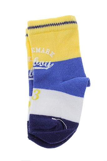 3 et pommes chaussette garcon de couleur jaune (photo) 3 et pommes chaussette garcon de couleur jaune (photo)