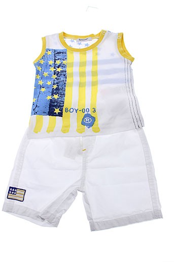 3 et pommes t et shirts et shorts garcon de couleur blanc (photo) 3 et pommes t et shirts et shorts garcon de couleur blanc (photo)