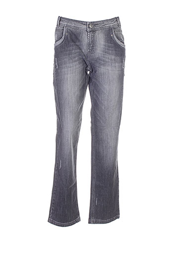r867 jeans femme de couleur gris