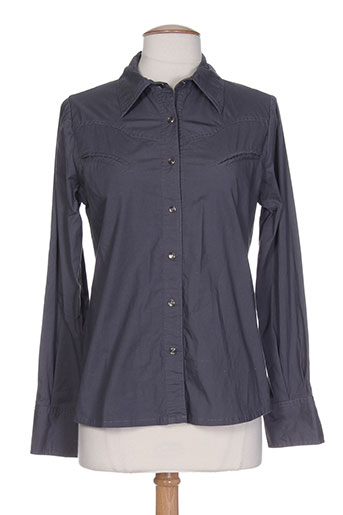 bel air chemises femme de couleur gris