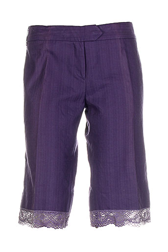 les petites collections shorts / bermudas femme de couleur violet