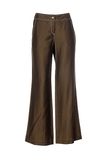 bleu blanc rouge pantalons femme de couleur marron