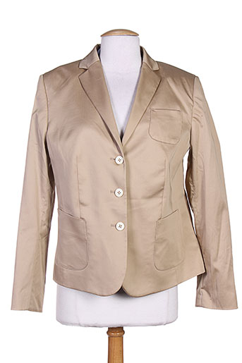 white label vestes femme de couleur beige