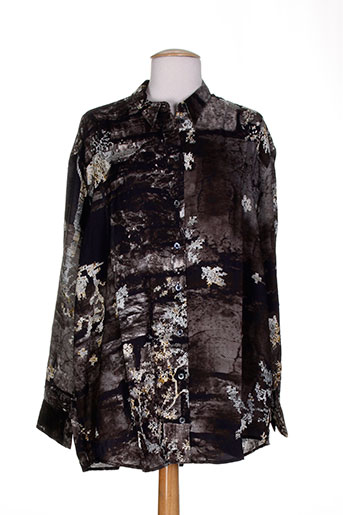 high chemises femme de couleur marron