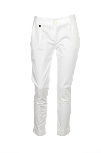 nana nucci pantalons femme de couleur blanc