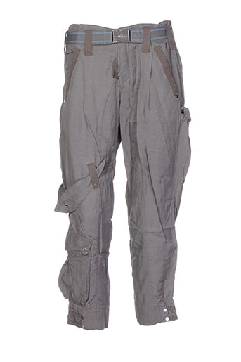 high pantalons femme de couleur gris