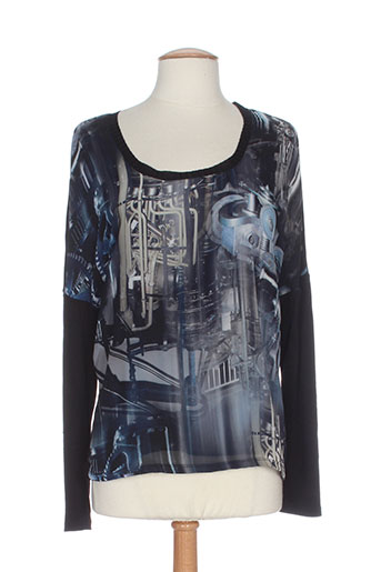 3322 chemises femme de couleur bleu