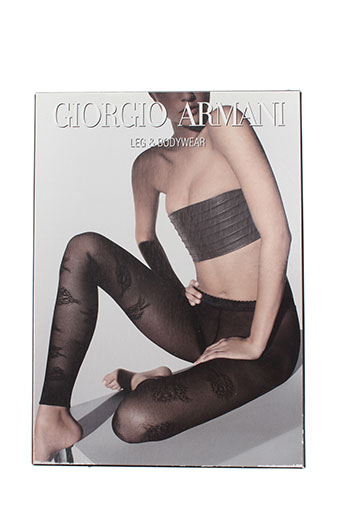 armani pantalons femme de couleur noir