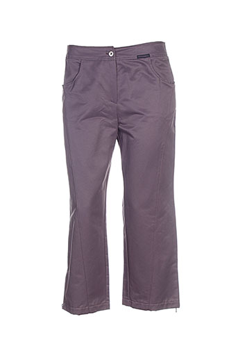 chrismas's pantacourts femme de couleur violet