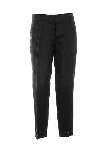 maxmara pantalons femme de couleur noir