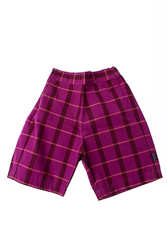 elle pantacourts fille de couleur violet