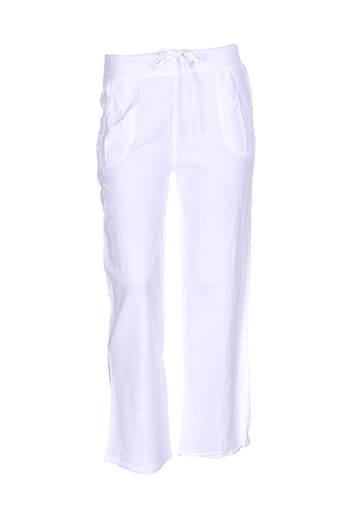 my miss yl pantacourts femme de couleur blanc