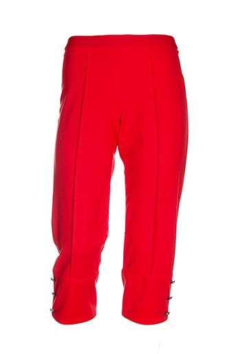 karting pantacourts femme de couleur rouge