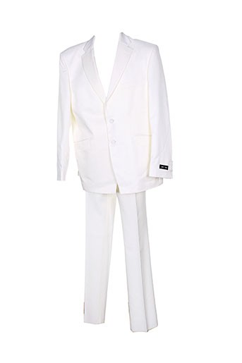 griffe noire ensemble homme de couleur blanc