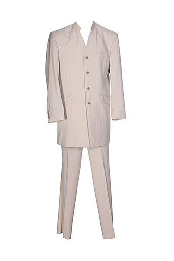 griffe noire ensemble homme de couleur beige