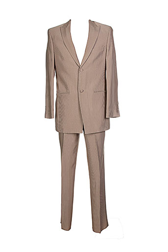 griffe noire ensemble homme de couleur beige