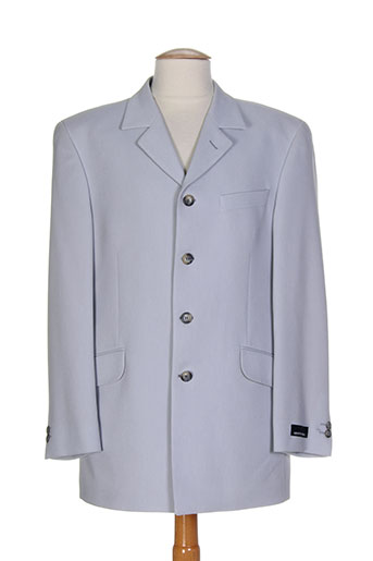 griffe noire vestes homme de couleur gris