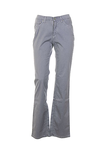 trussardi jeans pantalons femme de couleur gris