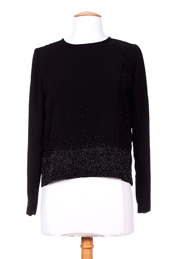 ambre babzoe t-shirts / tops femme de couleur noir