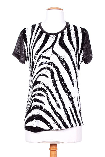 ambre babzoe t-shirts femme de couleur noir