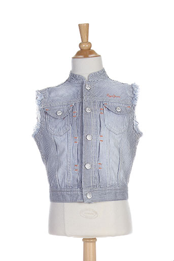 pepe jeans vestes fille de couleur bleu