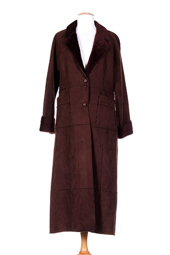 sinequanone manteaux femme de couleur marron