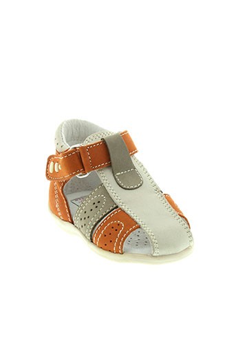 romagnoli chaussures garçon de couleur orange