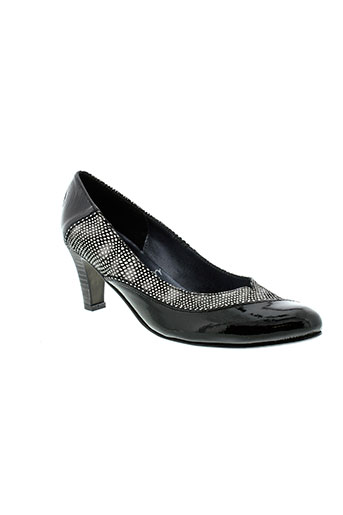 un tour en ville chaussures femme de couleur noir
