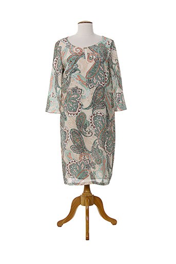 luisa cerano robes femme de couleur vert