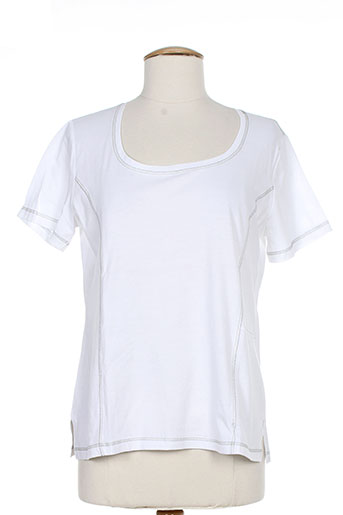 jean gabriel t-shirts femme de couleur blanc