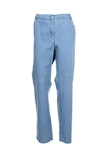 karting jeans femme de couleur bleu