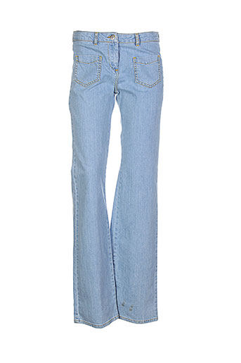 pablo gerard darel jeans femme de couleur bleu