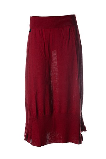 caty lesca jupes femme de couleur rouge