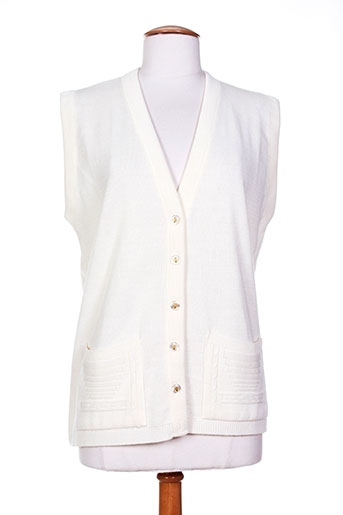 20 et 20 gilet femme de couleur blanc (photo) 20 et 20 gilet femme de couleur blanc (photo)