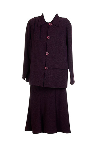 20 et 20 jupe et veste femme de couleur violet (photo) 20 et 20 jupe et veste femme de couleur violet (photo)
