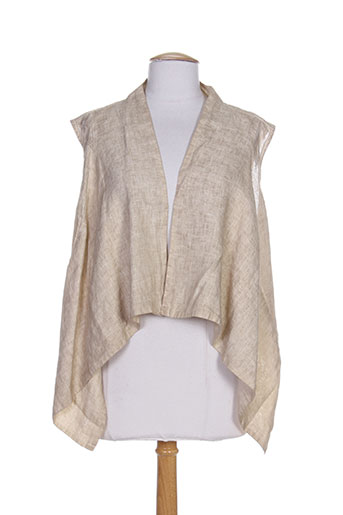 deha gilets femme de couleur beige