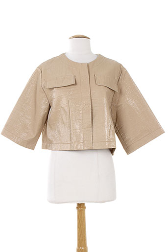 schumacher vestes femme de couleur beige