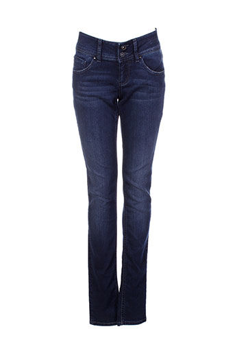 teddy smith jeans fille de couleur bleu