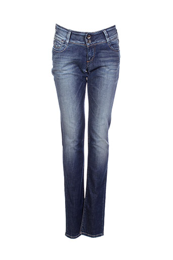 teddy smith jeans fille de couleur bleu