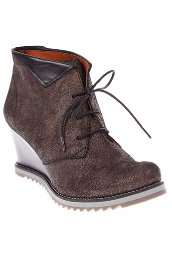 libre comme l'air chaussures femme de couleur marron