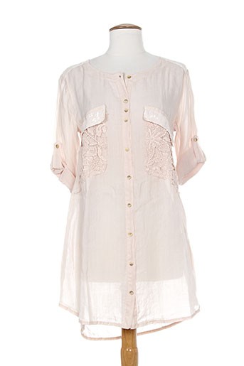 nana nucci tuniques femme de couleur rose