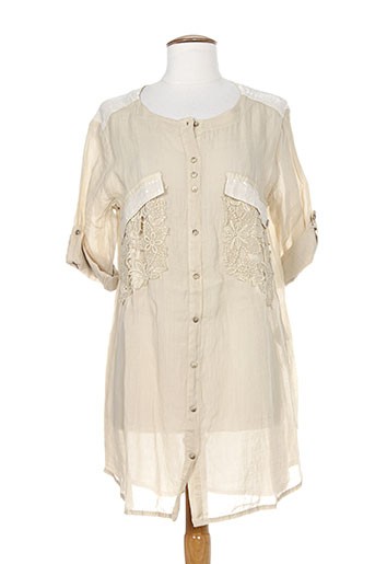 nana nucci tuniques femme de couleur beige